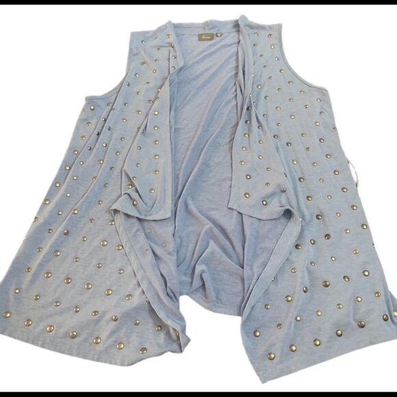 Ladies cute blue cardigan sweater - Picture 1 of 5